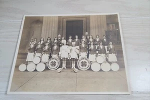 Vtg VFW Ladies Auxiliary Drum & Bugle Corps Falls City Post No. 1834 Photograph - Picture 1 of 8