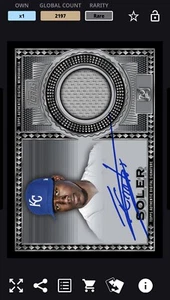 [DIGITAL CARD] Topps Bunt Jorge Soler Reverence Signature Relic Rare - Picture 1 of 1