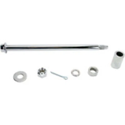 2000-2007 Harley-Davidson Softail FL FX Chrome Rear Axle Kit Drag Specialties - Image 1 of 3