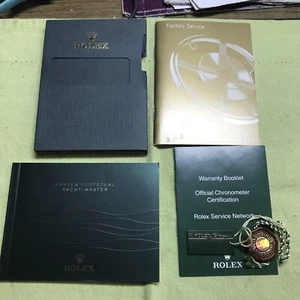 Rolex 2013 Yacht-Master libretto; etichette; manuale di servizio; porta carte. USA inglese❗️ - Foto 1 di 10