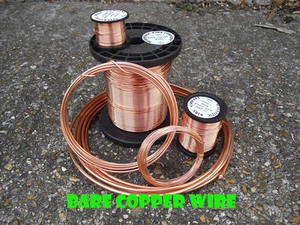 bare unplated uncoated soft copper wire 1.6mm 14 gauge 1kg - 99.9% purity - Picture 1 of 2