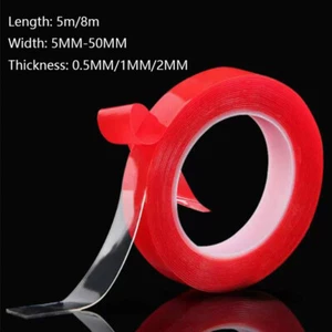 Double Sided Tape Automotive Auto Acrylic Craft Car Body Trim Strong Sticky Pads - Picture 1 of 10