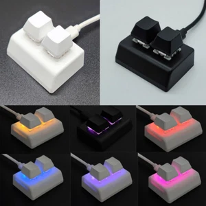 2-key Keypad Mechanical Keyboard DIY Custom USB Copy Paste Shortcut Gaming Keys - Picture 1 of 20