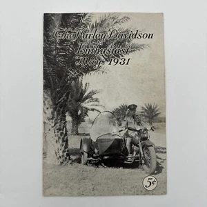 The Harley Davidson Enthusiast Magazine maggio 1931 - Originale - Foto 1 di 10