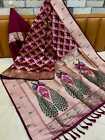 Peacock Pradeep Fashion Pure Banarashi Silk Weaving Wedding Festival Saree Blous