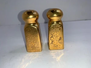 Vintage Stouffer Gold Salz & Pfefferstreuer - Bild 1 von 6