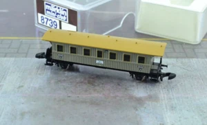 Marklin 8739 Nostalgic Passenger Car Grey Z Scale - Picture 1 of 5