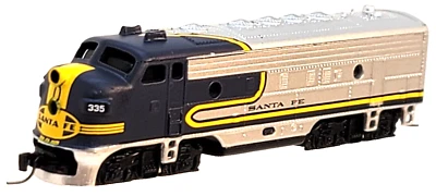 MTL Z 14010-2 F7 Santa Fe Powered A-Unit Locomotive # 335 (Tested) - Image 1 of 4