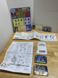 1988 TMNT APRIL O’NEIL Jumpsuit Card 10 Back Vintage Traag Turtle Fan Club More - Picture 1 of 11