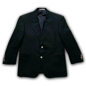 90er GIVENCHY maßgeschneidertes Sakko M dunkelgrün Kaschmir 2B Vintage Japan kostenloser Versand - Bild 1 von 10