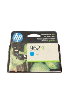 NEW In Box Genuine HP 962XL Cyan Ink Cartridge 3JA00AN EXP DATE JAN 2025 - Picture 1 of 2