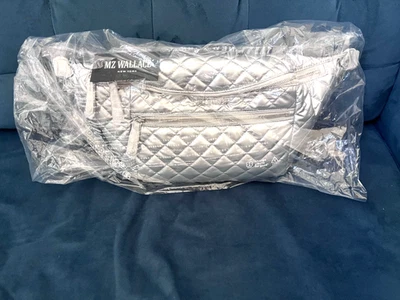 NUEVO CON ETIQUETAS MZ Wallace Crosby Bandolera Bandolera Plata Mate Nuevo con Etiquetas Foto 1 de 4