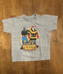 Vintage Rescue Heroes Kleinkind T-Shirt 3T - Bild 1 von 6