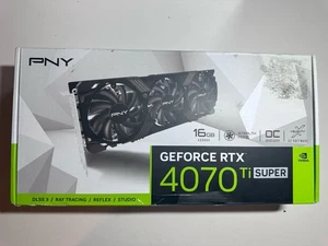 PNY GeForce RTX 4070 Ti SUPER VERTO Overclocked 16GB Graphics Card - Picture 1 of 12