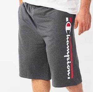 Champion graue Baumwollfleece Shorts für Herren 5XB/5XL - Bild 1 von 1
