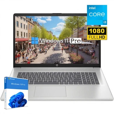2025 HP 17.3"Laptop computer Win11Pro Intel core-i3-N305 Notebook 32GB RAM 2TB - Image 1 of 4