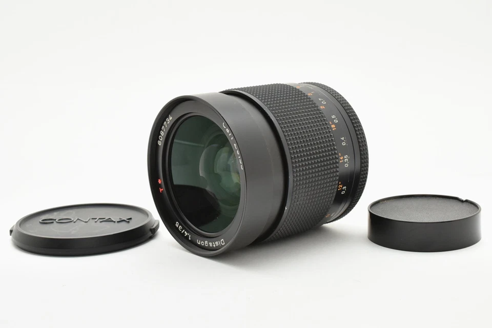 Lente Contax Carl Zeiss Distagon T* 35mm f/1.4 AEG C/Y Gran Angular JAPÓN - Imagen 1 de 4