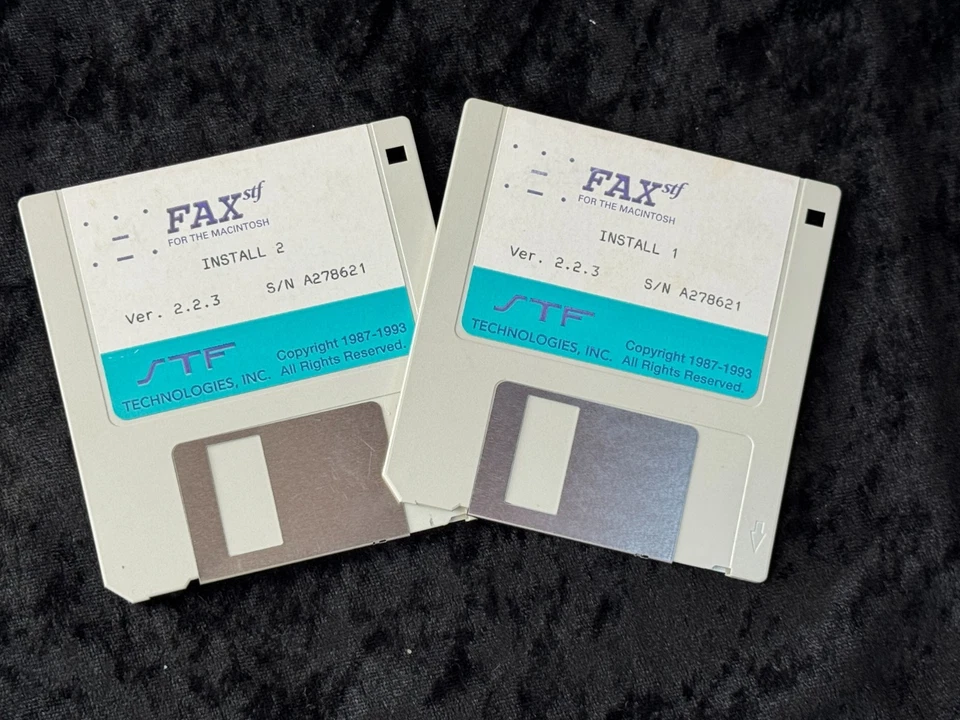 FAX For The Macintosh Ver 2.2.3 Technologies INC.  3.5 Media - Image 1 of 1