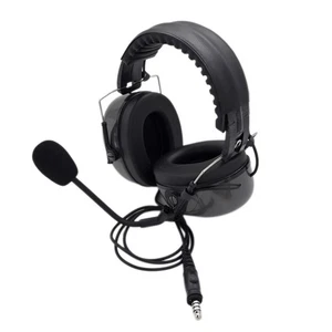 Artudatech-Aviation Headset Noise Cancelling Pilot 7.1mm Military Racing Earcup - Picture 1 of 13