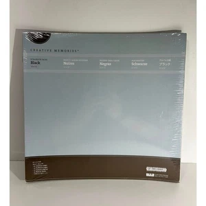 Creative Memories Premiere 12x12 Black Refill Pages 15 sheets/30 pages Old Style - Picture 1 of 2