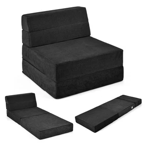 Dreifach zusammenklappbarer Stuhl Klappliege Cabrio Schlaf Bett Couch Schlafsaal Neu - Bild 1 von 9
