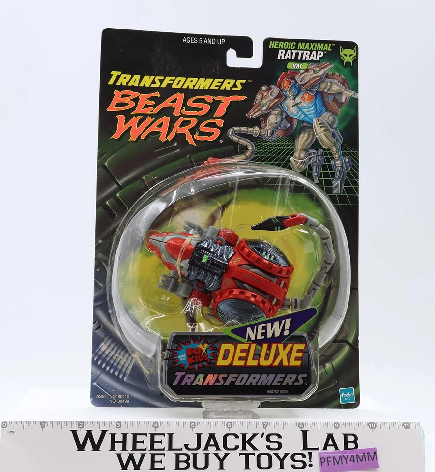 Figura de acción Hasbro Rattrap Transformers Beast Wars 1999 NUEVO SELLADO Foto 1 de 4