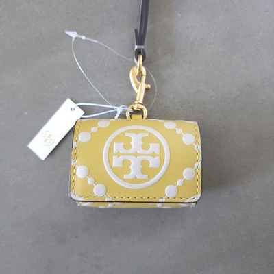 New Tory Burch T Monogram Contrast Embossed AirPods Case 88185 $148 - Image 1 of 4