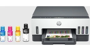 Imprimante à jet d'encre tout-en-un HP Smart Tank 7001, impression mobile couleur, numérisation, copie, - Photo 1/9