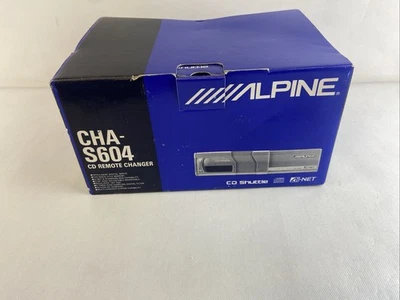 ALPINE # CHA-S604 Ai-NET/M-BUS CD Changer Dual Bus Vintage New Open Box - Image 1 of 3