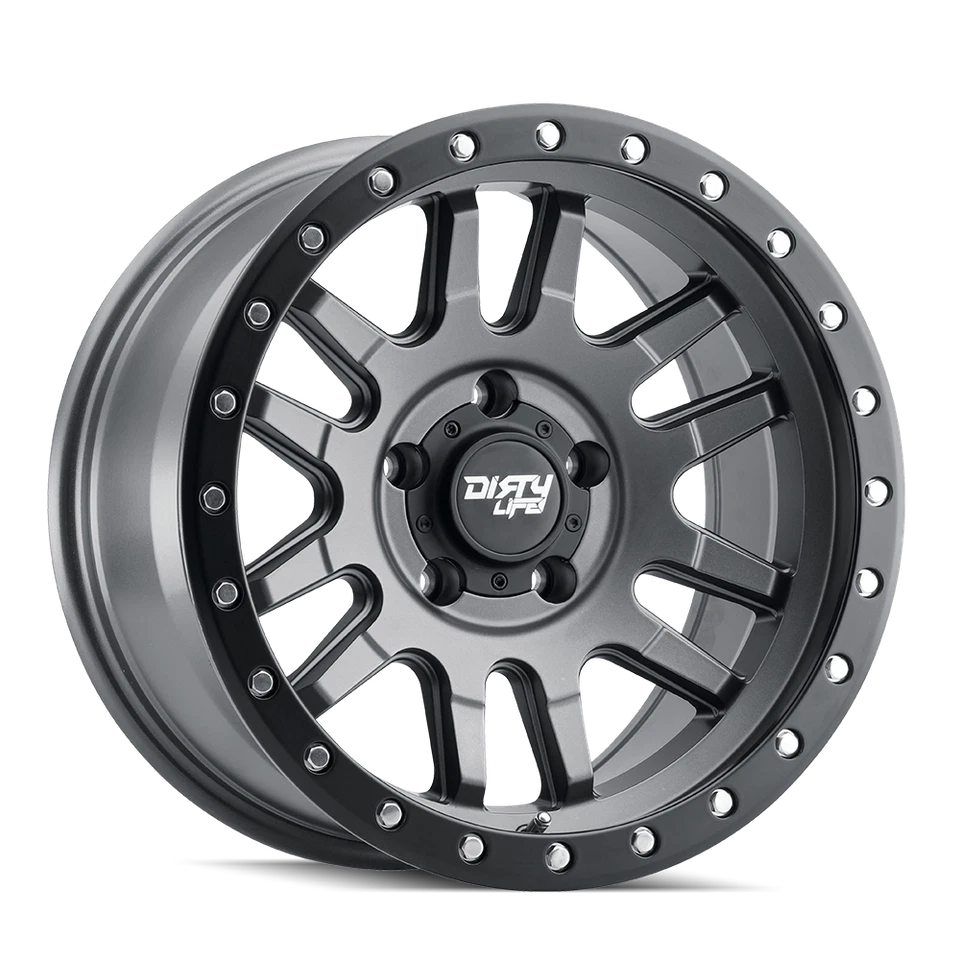 Rueda de grafito satinado Dirty Life Canyon Pro 17x9 5x5 (-12 mm) Foto 1 de 4
