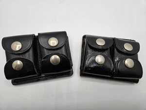 Two Vintage Jay-Pee Double Dump Ammo Pouches 38 357 Mag Special Cartridges - Picture 1 of 6