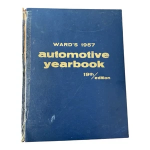 Ward’s 1957 Automotive Yearbook Cars 1957 Wards Vtg Pictures Advertisements - Picture 1 of 4