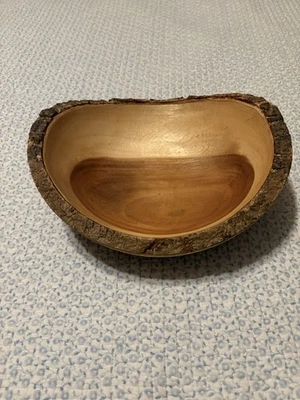 Cuenco Kipper Acacia 10’ con corteza  Foto 1 de 4
