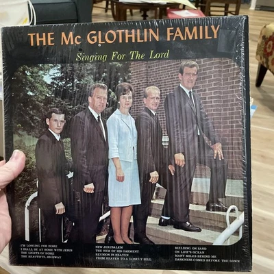 McGlothlin Family Gospel LP Singing For The Lord 1969 Kingsport TN Foto 1 de 4