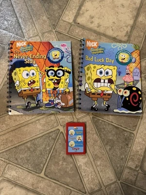 Story Reader SPONGE BOB Never Ending Story/ Bad Luck day - Used  - Image 1 of 2
