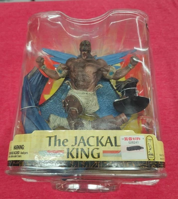 Figura Spawn Age of Pharaohs Serie 33 Rey Chacal 2008 McFarlane *desgaste en paquete* Foto 1 de 2