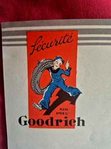 N°4216 / Lettre en tête " sécurité sur pneu GOODRICH " d'après Géo HAM - Picture 1 of 2