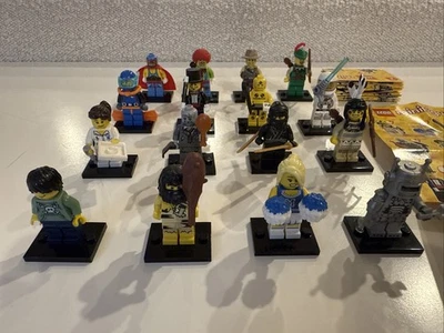 LEGO SERIE 1 Minifiguras Coleccionables 8683 - Juego Completo de 16 Desde 2011 CMF Foto 1 de 4