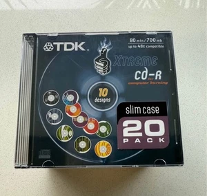 TDK CD-R 20 Pack 80 min 700 mb Compact Discs - Picture 1 of 1
