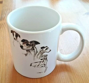 Windhund Tasse Vintage 1995 Laura Rogers Lurcher Whippet Hundeliebhaber Tasse Geschenk Rettung - Bild 1 von 5