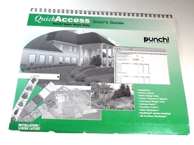 Punch Software -Quick Access User's Guide - Super Home Suite- Home Design - Image 1 of 4