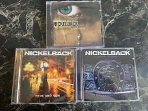 Nickel back 3 CD Lot Silver Side Up/Here and Now/Dark Horse ~ Hard Rock ~ VG - Picture 1 of 4