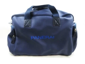 PANERAI Watch Novelty Navy Blue PVC Boston bag wz/Storage bag&Shoulder strap F/S - Picture 1 of 9