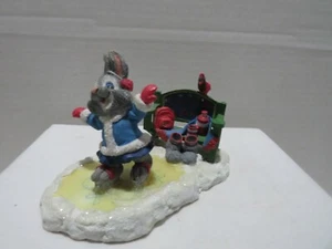 FIGURINA CONIGLIETTO PATTINAGGIO SU GHIACCIO GIFTCRAFT - Foto 1 di 8