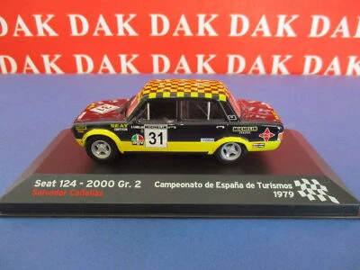 Die cast 1/43 Modellino Auto Seat 124 2000 Rally CET 1979 S. Canellas - Immagine 1 di 4