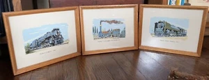 Three Steam Locomotives print set - Picture 1 of 4
