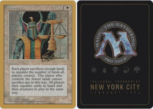 Balance - Eric Tam - 1996 ~ Moderately Played Pro Tour B MTG Magic UltimateMTG   - Image 1 of 1