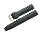 Premium Silicone Rubber Tropical Watch Strap Band Mens Waterproof 20mm 22mm Uk