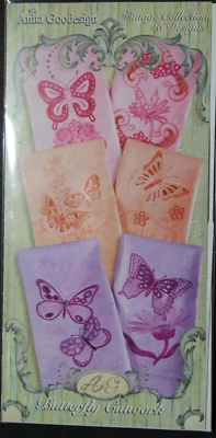 Anita Goodesign "Butterfly Cutwork" Machine Embroidery Designs on CD - Image 1 of 2