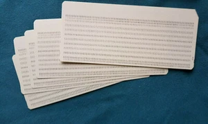Vintage IBM Punch Card - count 1 - Picture 1 of 3